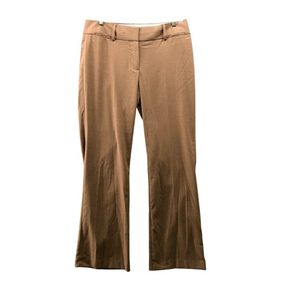 LOFT Pants - Loft Julie Trouser Dress Pants Womens 8 Tan Camel Wide Leg Twill Fall Winter